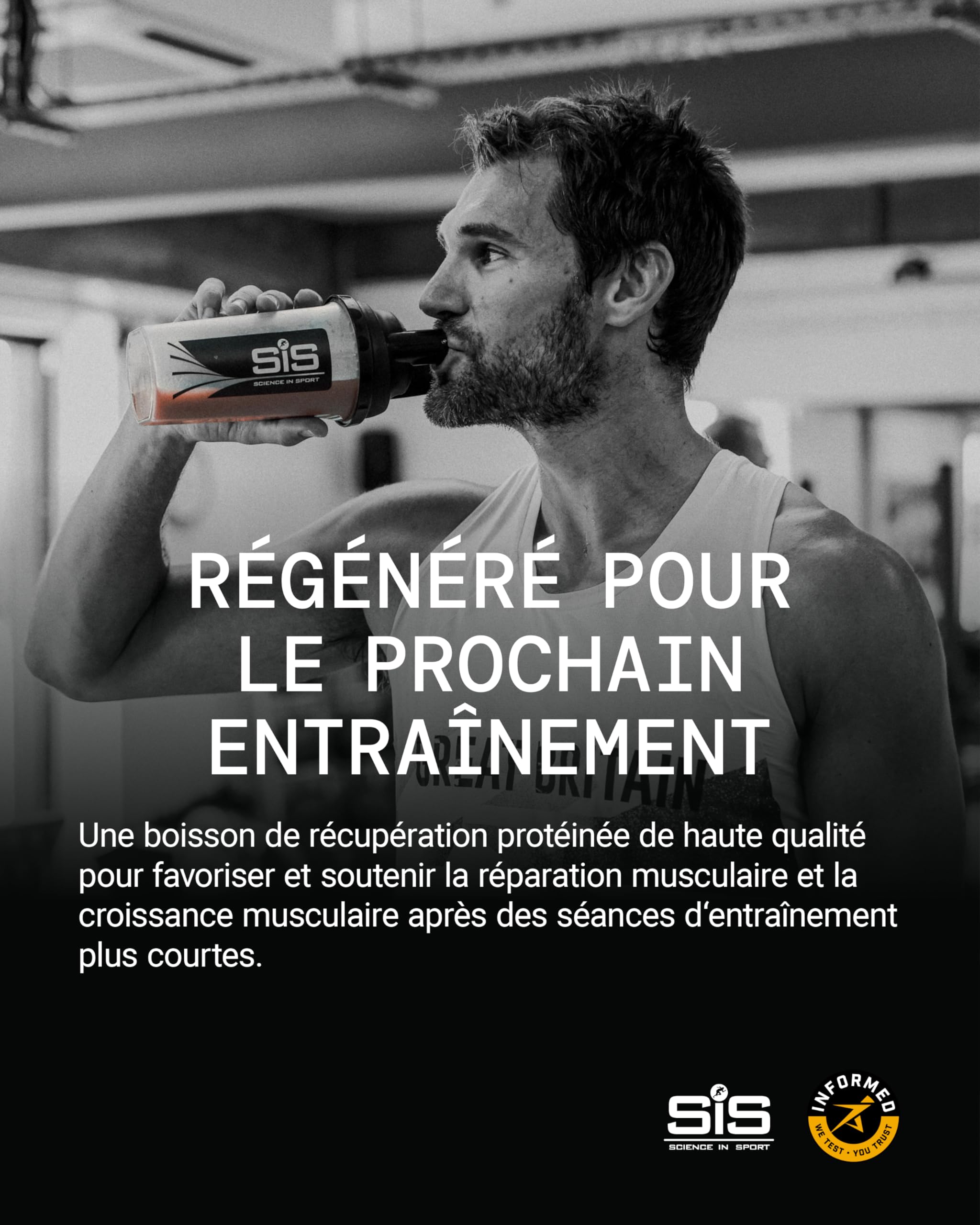 Science in Sport Rego Whey Protein Poudre 1,35kg Chocolat - Poudre récupération avec glucides, protéines, électrolytes, vitamines et minéraux, soutient un entraînement efficace, 100% Whey