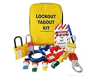 Asian Loto Small Lockout Tagout Kit with scissor cable lockout Padlock ...