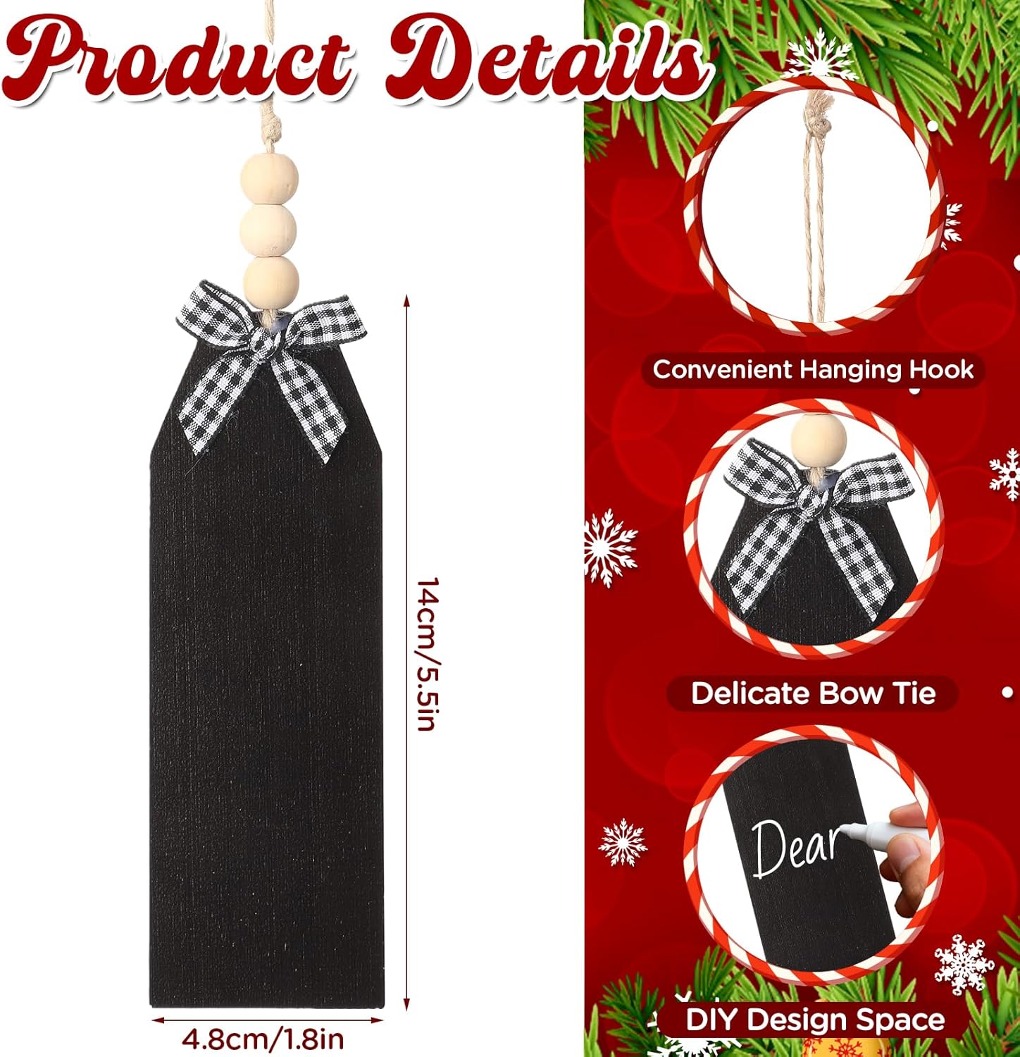 6 Pack Christmas Stockings 18" Large Personalized Navy Blue Gray Cream White Knitted Customized Christmas Stockings with Name Tags for Holiday Xmas Home Family Fireplace Party Decoration Hanging Gifts