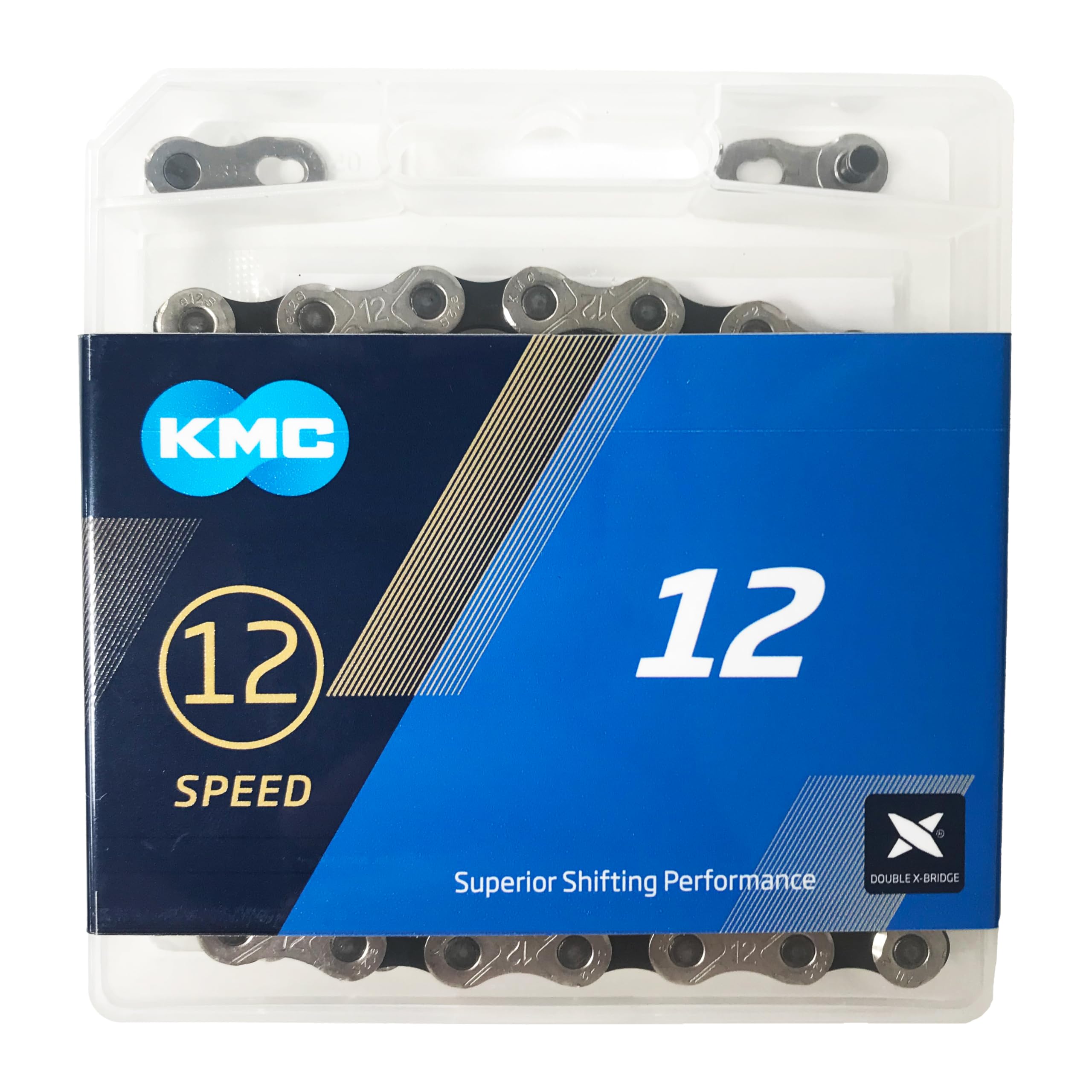KMC X12 Chain - 12 Speed - 128L - Silver / Black