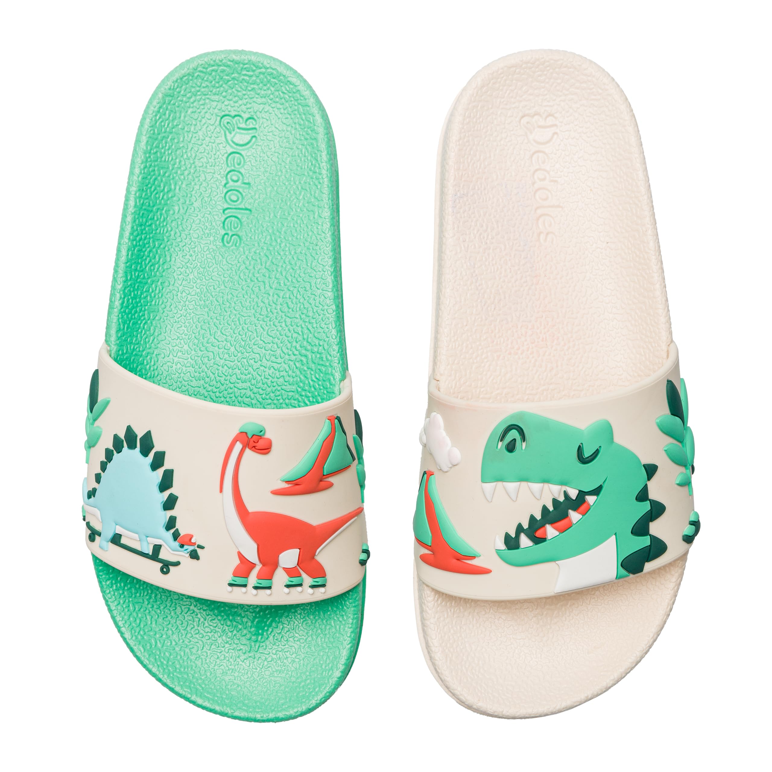 Dedoles Badeschuhe & Hausschuhe Damen Herren & Kinder Badesandalen lustige Designs Bücher Kaffee Party Pizza Fuchs Bär Lama Wolken Geschenk
