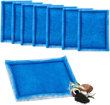 8 Pack Aquarium Filter Cartridge Replacement Rite-Size B Filter Cartridges Compatible with MarineLand Penguin PRO Power Filters 100/125/175 /150, for Aqua-TechEZ-Change #2 10-20 Gallon Power Filters