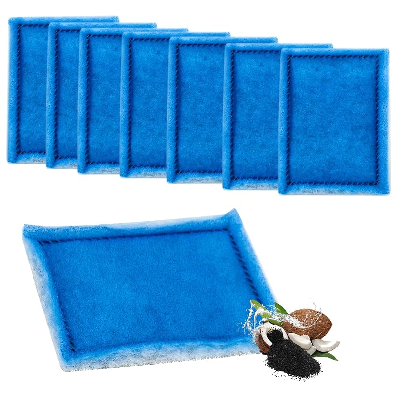 Cartucho de Reposição para Filtro de Aquário Rite-Size B HWEIUA Compatível com Marineland Penguin PRO e Aqua-Tech, Pacote com 8