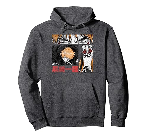 Graphic Ichigo Comic Book Style Anime Pullover Hoodie