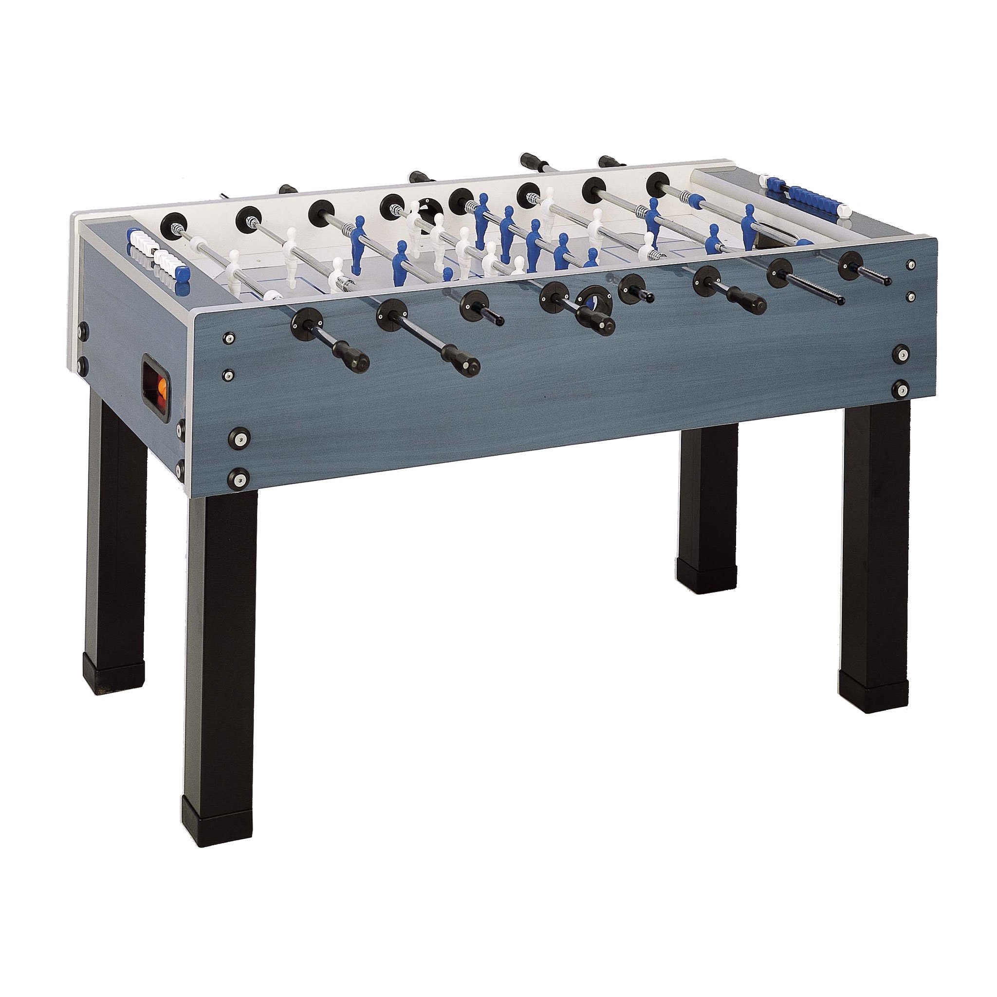 Garlando G500WBLUCLA, Calcio Balilla per esterno con aste uscenti, Blu