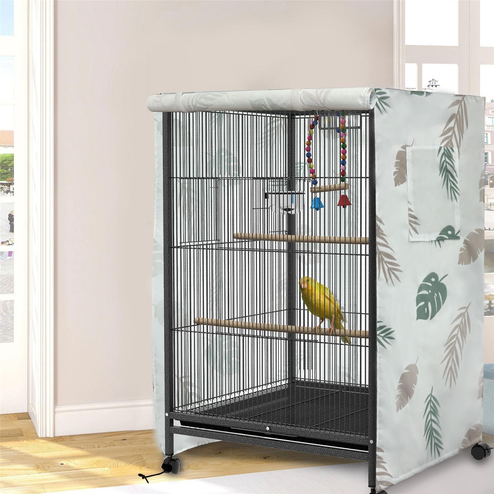 Vogelabdeckung für Käfig – Staubdichter Vogelkäfigschutz für den Außenbereich, verschleißfester Sonnenschutz, -Schutzzubehör für Zuhause, Camping