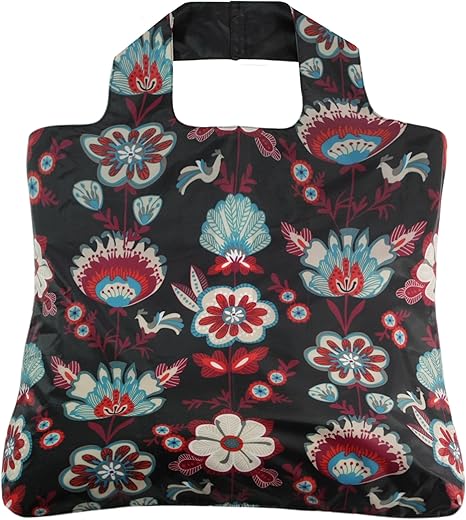 Amazon Com Envirosax Anastasia Reusable Bag 3 Reusable Grocery Bags Home Kitchen