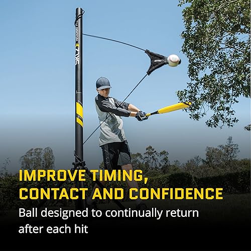 Miniatura 10 de SKLZ Hit-A-Way - Estación de entrenamiento de béisbol portátil con soporte