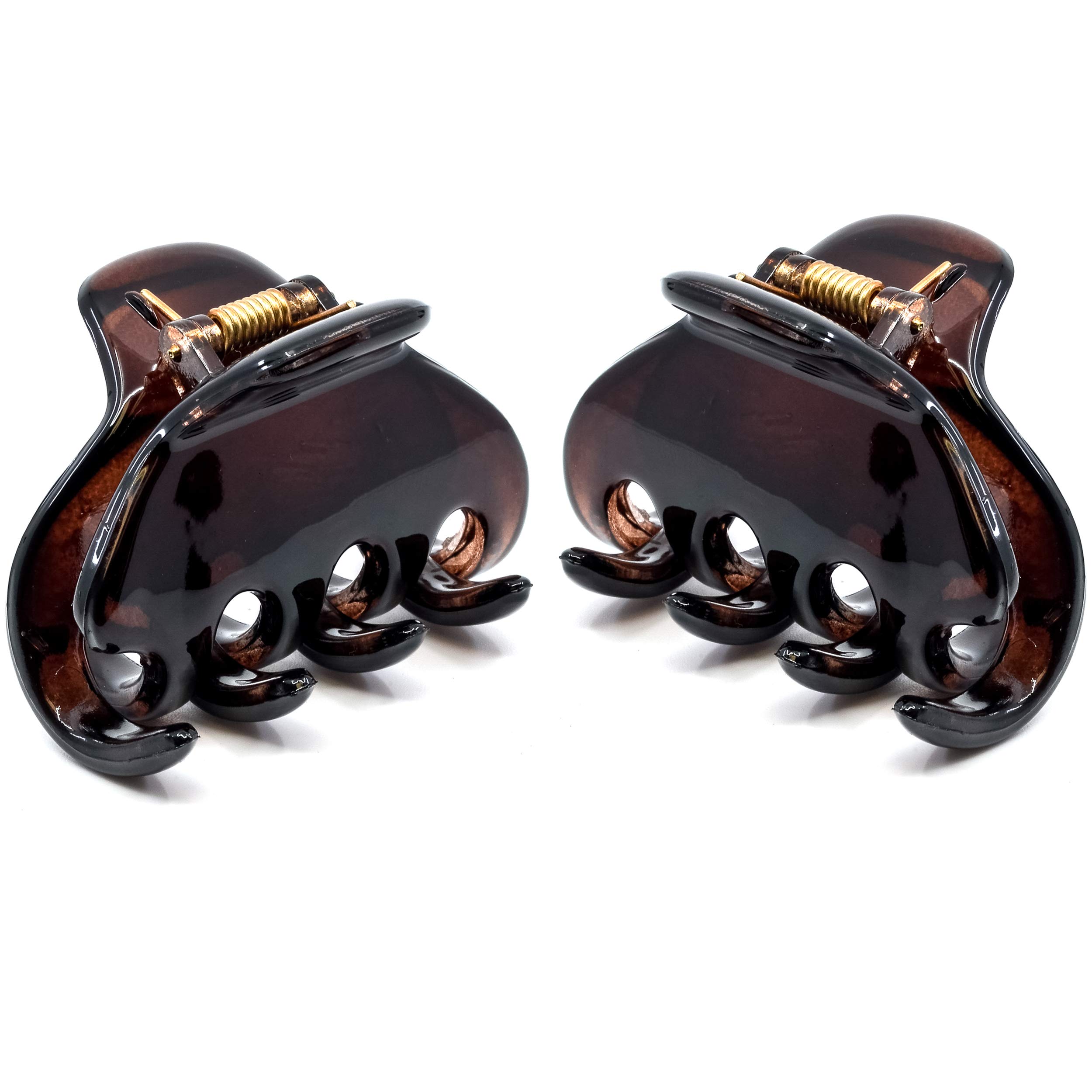 Camila Paris CP1785 French Hair Clip for Women, Small 1 inch Set of 2 Girls Hair Claw Clips Jaw Fashion Durable and Styling Hair Accessories for Women, Strong Hold No Slip Grip, Made in France