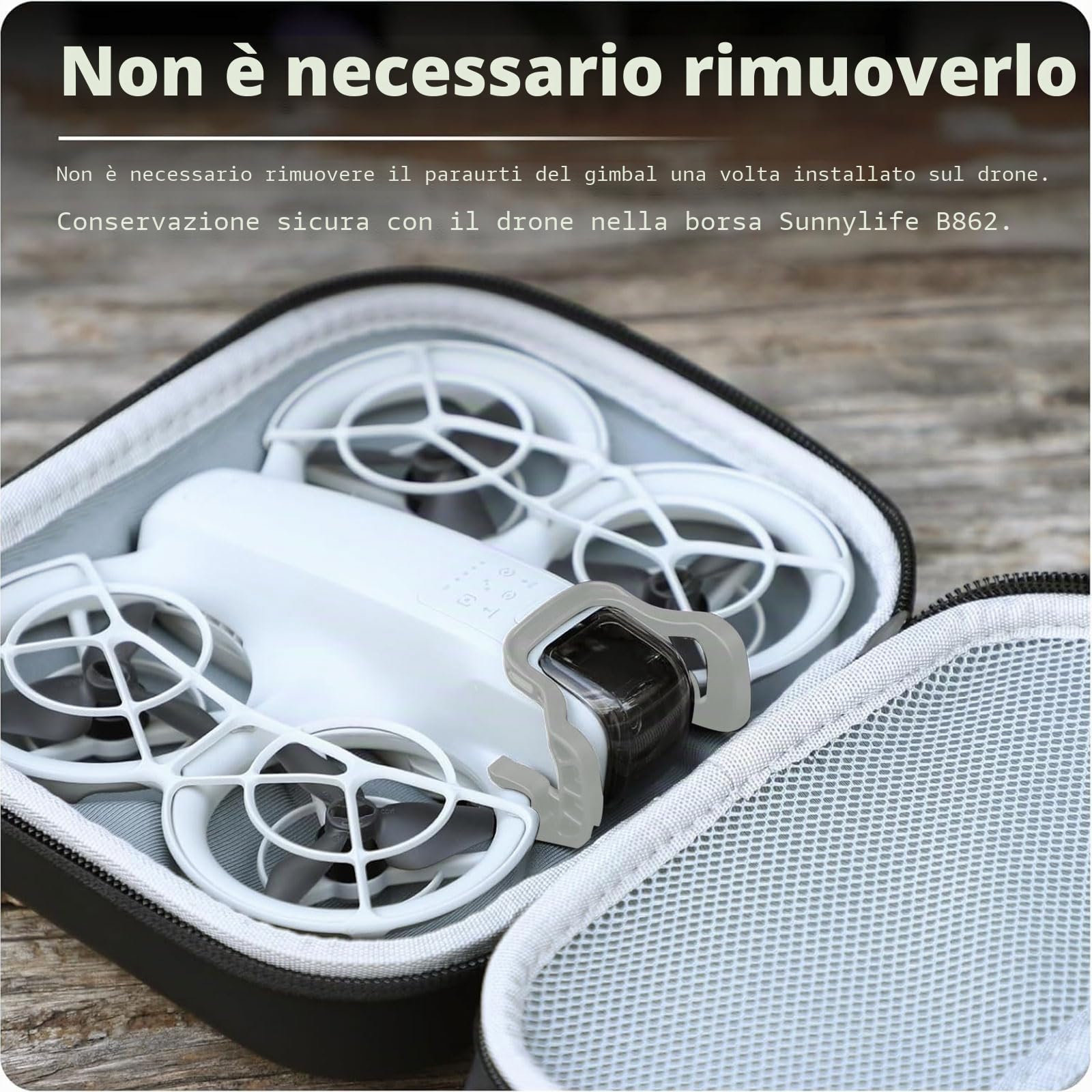 Protezione Gimbal DJI NEO, Paraurti Antigraffio Anti-Collisione per Droni