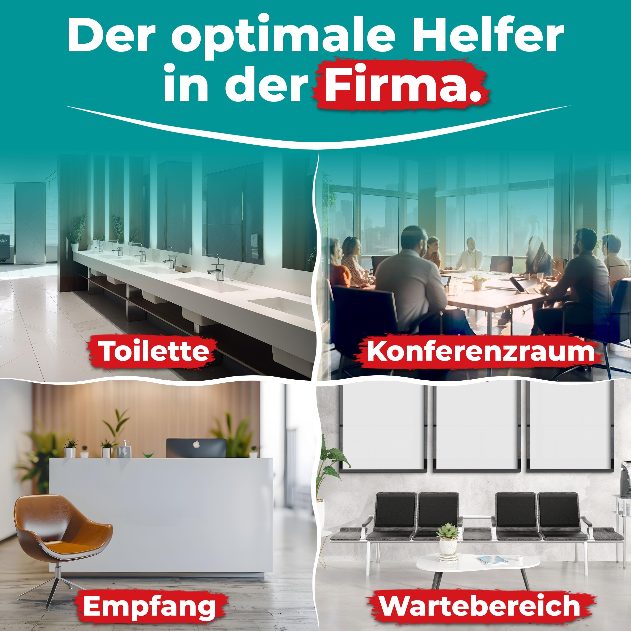Schnelldesinfektion Spray Universal Flächen-Desinfektionsmittel für Flächen wirkt gegen Bakterien, Viren, Pilze, Keime Desinfektion von Oberflächen, 12L - 2x Sprüh