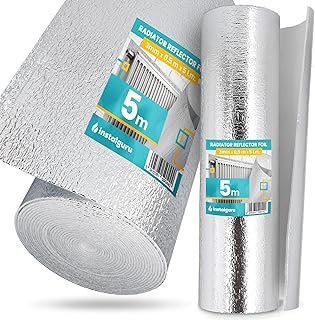 Isolant Thermique Feuille 3x0,5x5m Isolation Durable Réflecteur Chaleur Radiateur Barrière Réfléchissante Économie d'Énergie Usage Générale Rouleau Isoler Thermiquement