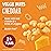 Earth\'s Best Organic Veggie Puffs for Toddlers 2 Years Old and Up, Cheddar Flavor, 1.55 Ounce Bag (Pack of 4)