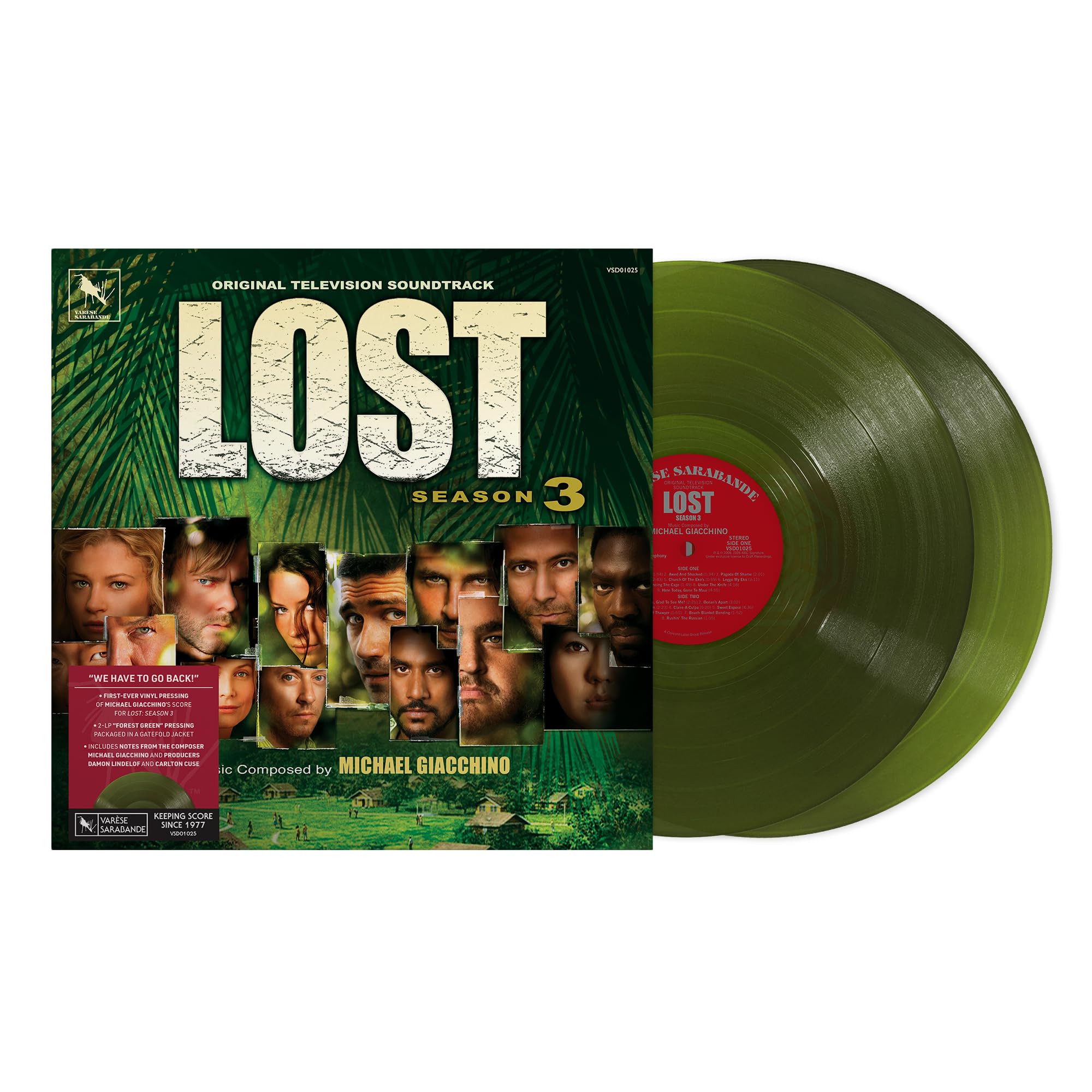 Lost Season 3 - Original Television Soundtrack (Translucent Swamp Green 2LP)