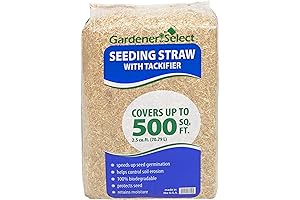 Seeding Straw with Tackifier for Faster Seed Germination