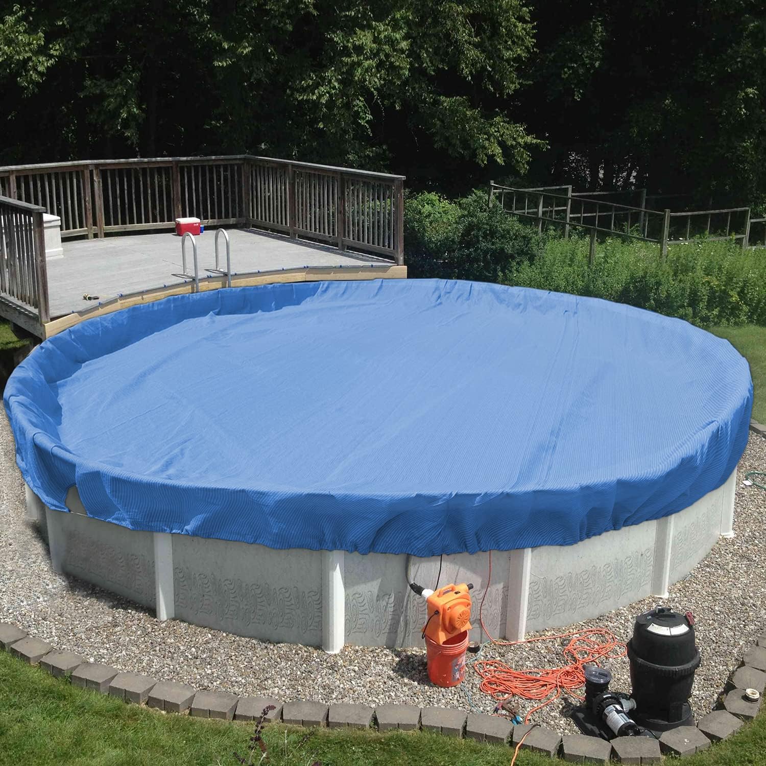 TANG 20' ft Round Pool Covers for 16 Feet Round above