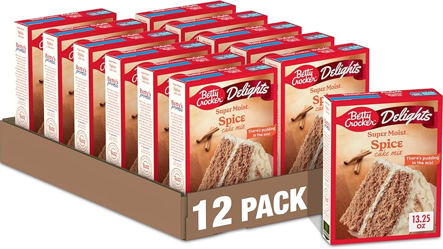 Amazon.com : Betty Crocker Delights Super Moist Spice Cake Mix