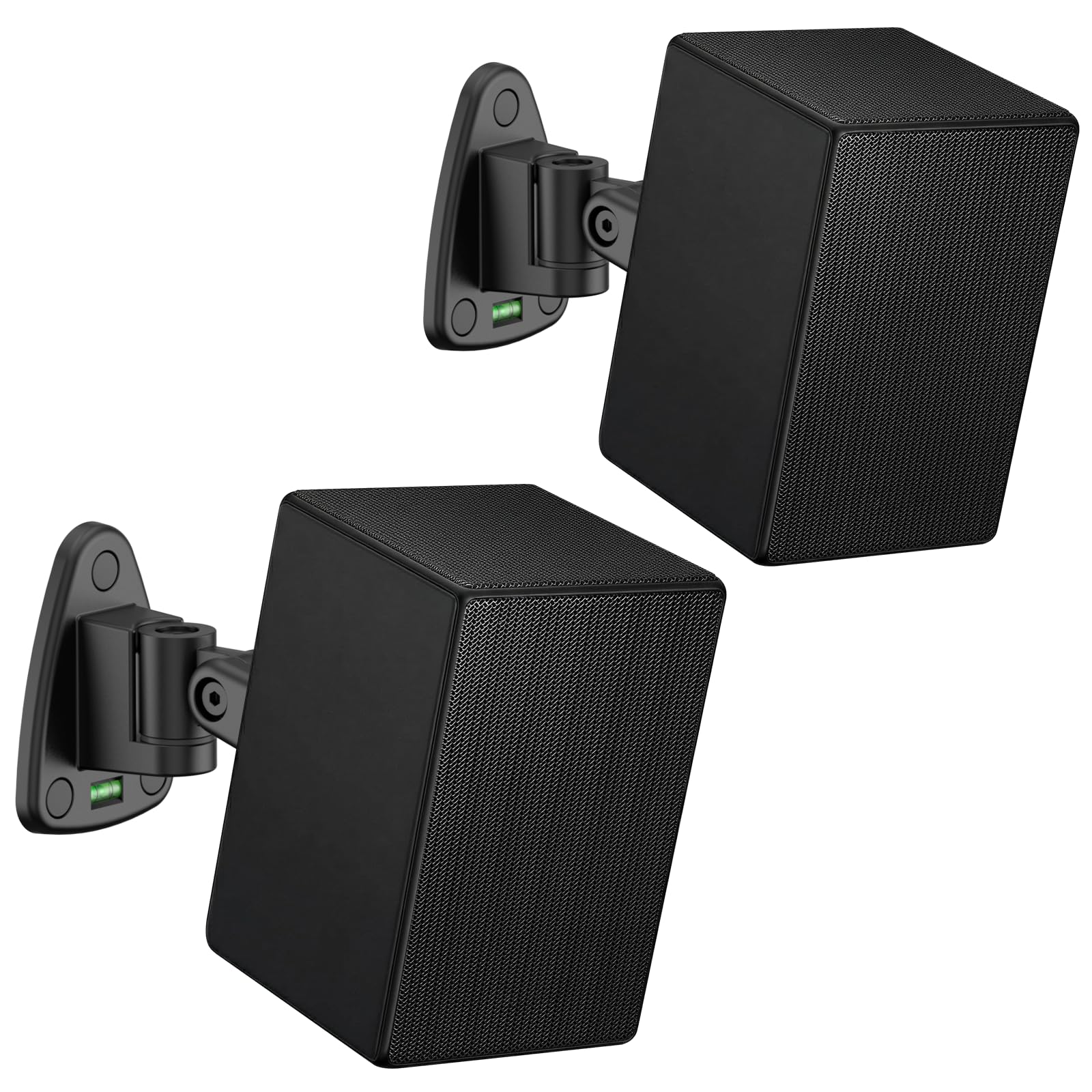 Lautsprecher Wandhalterung für Samsung SWA-9250S/9500S/9200S/9100S/9000S/8500S Kabelloses Rücklautsprecher-Set – Verstellbare Neigung & Drehung, Hochbelastbare Metallhalterung bis zu 22 Pfund, Paar