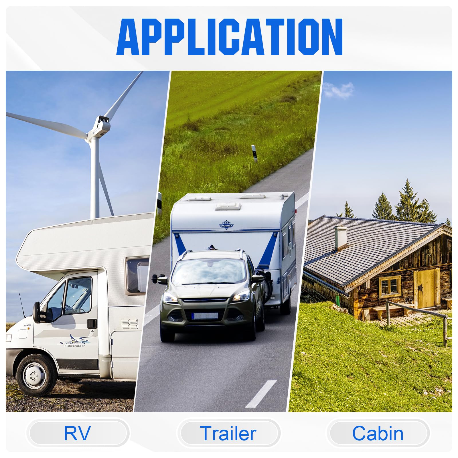 ECO-WORTHY 130W 12V Solarpanel Flexibles Komplettes Kit: 130W Flexibles Solarpanel + 50Ah Litthiumbatterie + 600W 12V Sinuswechselrichter + 30A PWM Laderegler für Wohnwagen, Wohnmobil, Boot