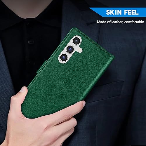 Miniatura 5 de ZZXX Funda tipo cartera para Samsung Galaxy A54 5G con bloqueo RFID, ranura para tarjetas, función atril, cierre magnético, funda protectora de
