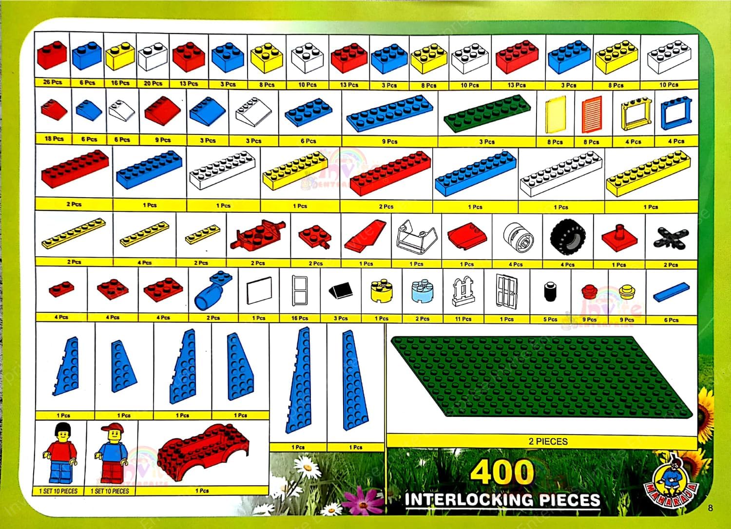 100PCS Assembly Block Marble Run Slide Track Building Blocks Funnel Slide DIY Sets Bricks Kids Toys(100 Pcs) (Super Architect-400 PCS) 1