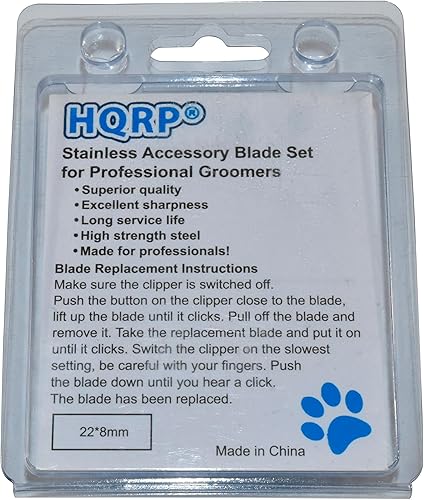 Miniatura 3 de HQRP Cuchilla cortadora de animales de tamaño 7F compatible con Oster Litio-Ion Volt 078004-000-000 Pet Grooming