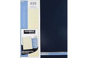 Mead Cambridge Graph Paper Notebook for Math and Science, 5 Subject, 70...