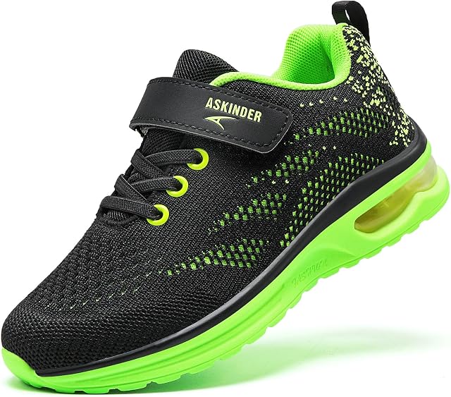Littleplum Kids Sneakers Boys Girls Air Running Shoes for Tennis Athletic Gym Walking Sports School Breathable Lighweight