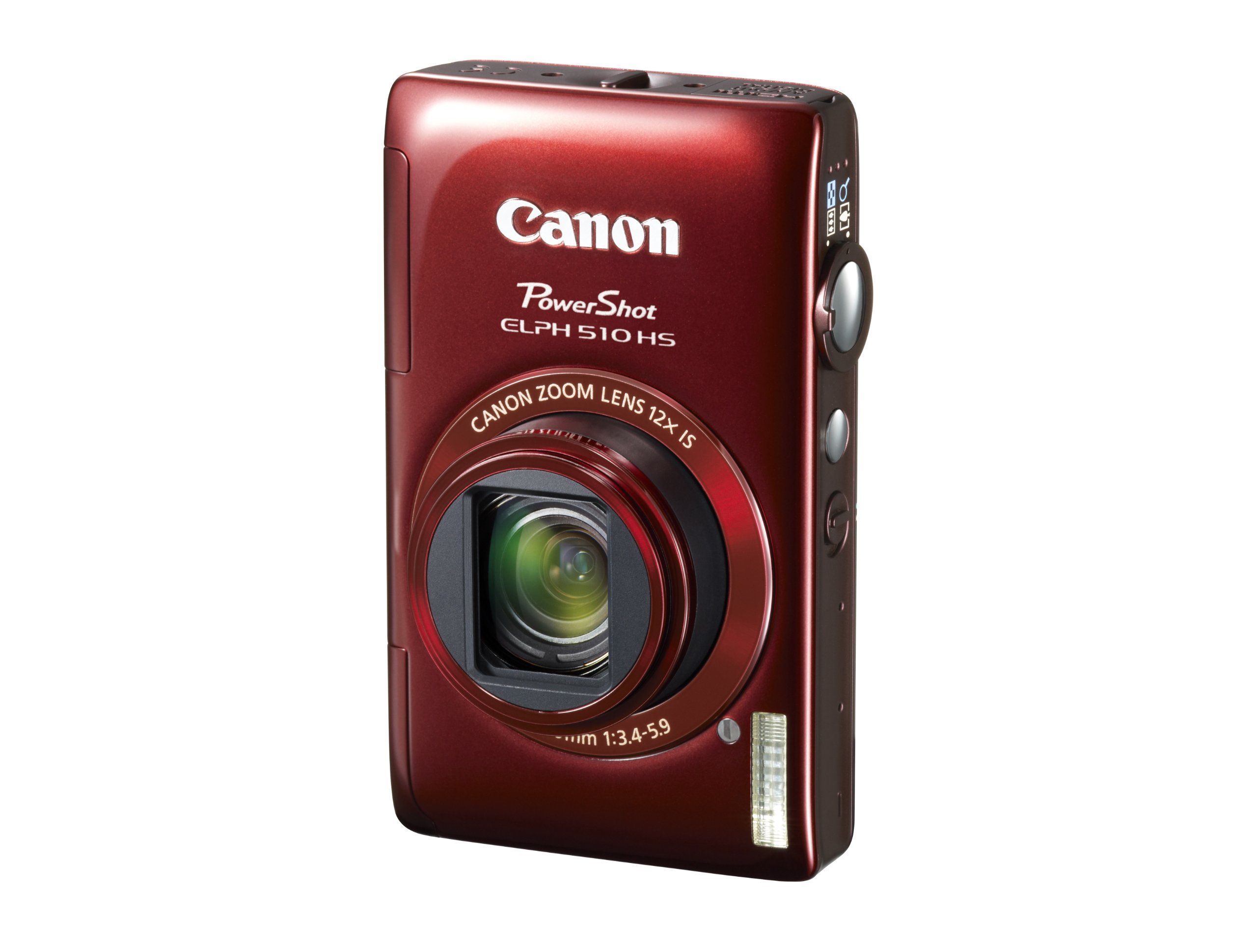 Amazon.com: Canon PowerShot ELPH 510 HS 12.1 MP CMOS Cámara 