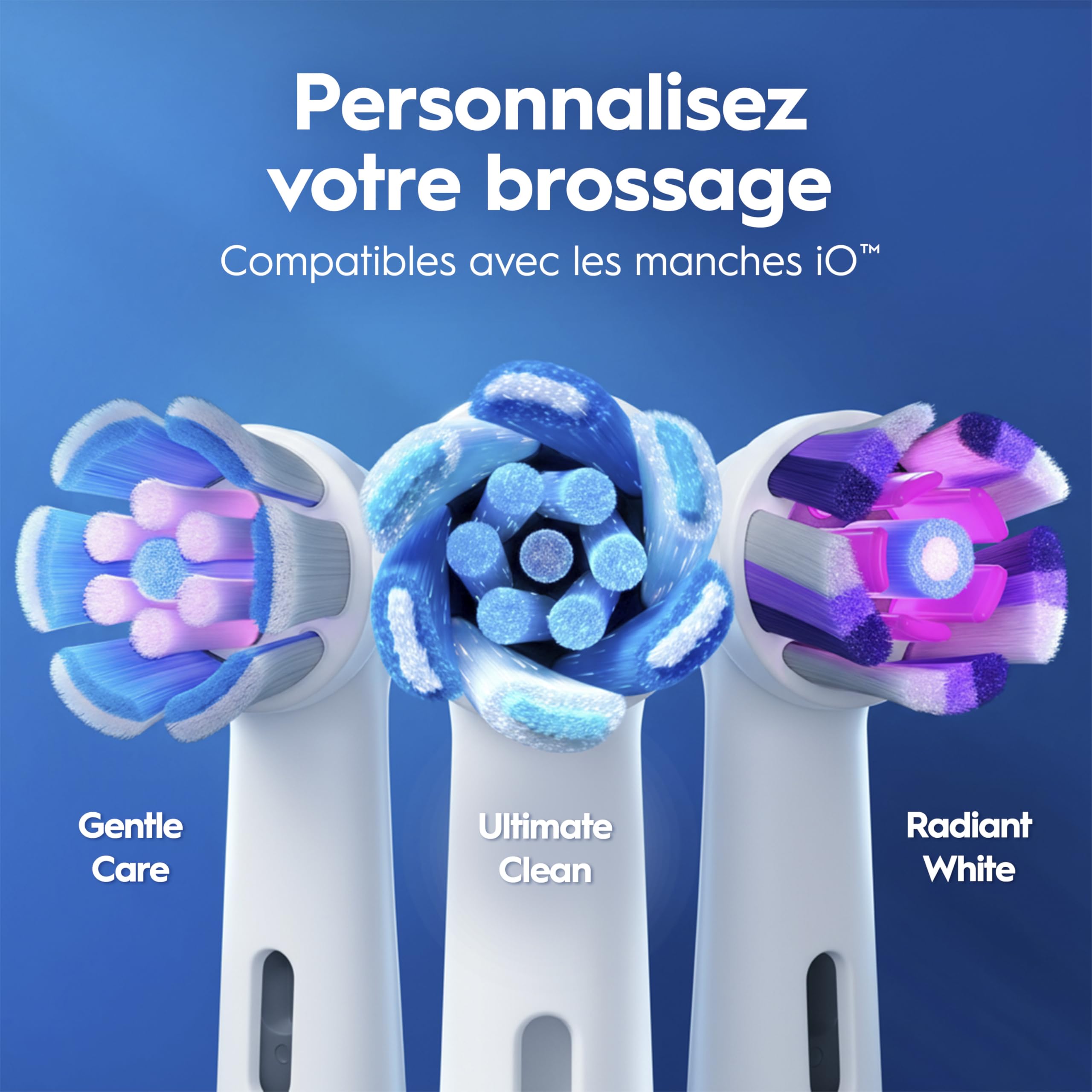 Oral-B Brosse à Dents Electrique iO 2 avec 1 Brossette de Rechange, Vert Forêt – 3 Modes de Brossage dont Douceur, Capteur de Pression sur les Gencives, Batterie Rechargeable, Silencieuse, avec Etui