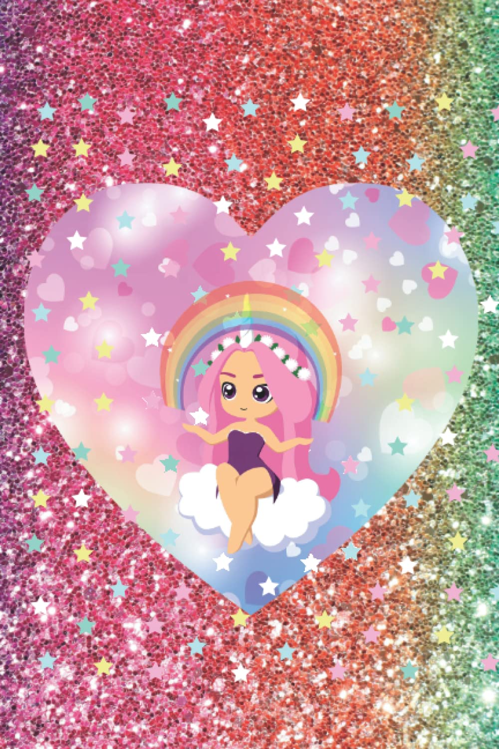 Mermaid Rainbow Plain Noteboook