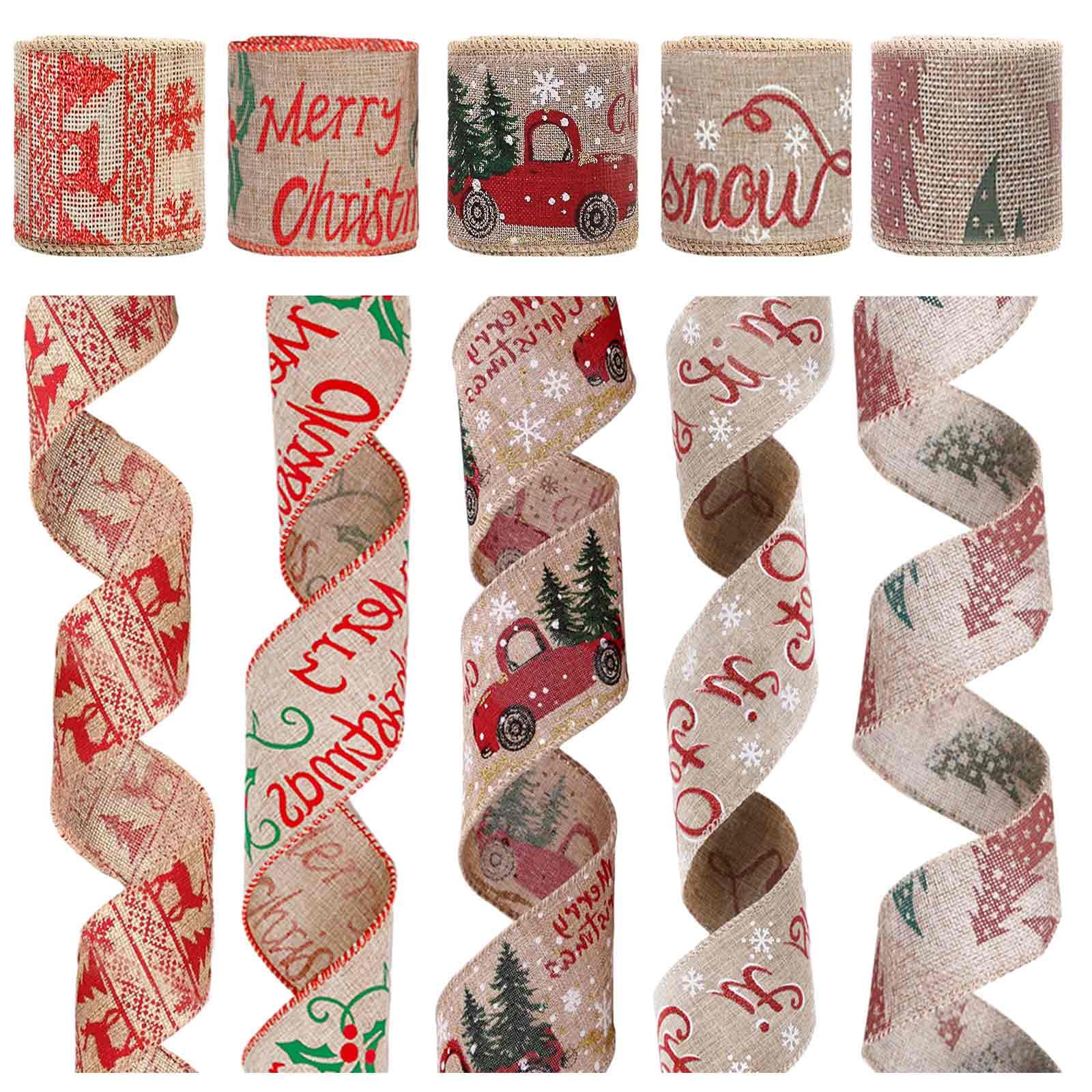 Nastro Decori di Natale | Nastri fantasia, Nastri in tessuto, Nastri
