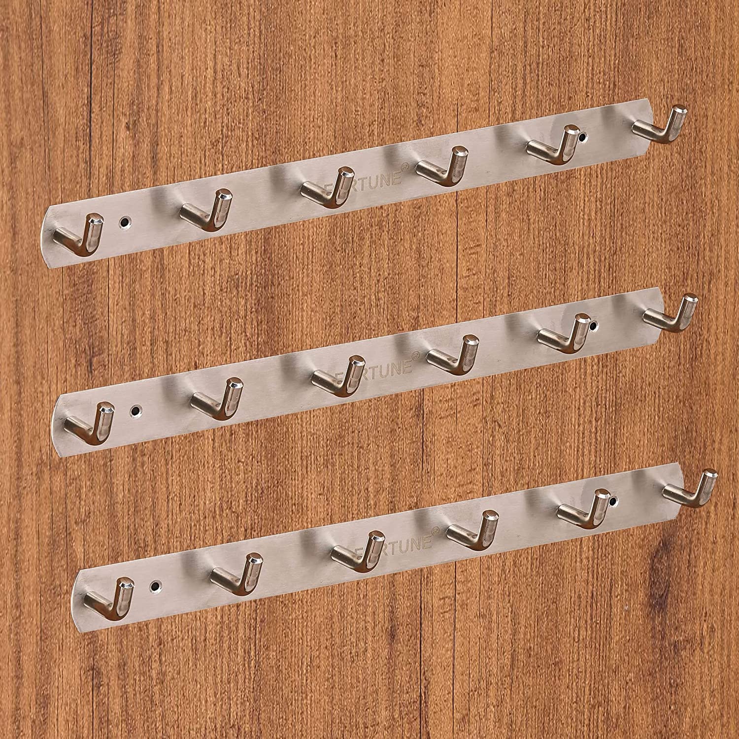See full amazon price history chart for FORTUNE Premium Hook Plate/Hook Patti Stainless Steel Coat Bath Towel Hook Hanger Rail Bar - 6 Hooks, (Pack of 3) FORTUNE Premium Hook Plate/Hook Patti Stainless Steel Coat Bath Towel Hook Hanger Rail Bar - 6 Hooks, (Pack of 3) (B06Y64SJ2J) Amazon Price History, Amazon Price Tracker