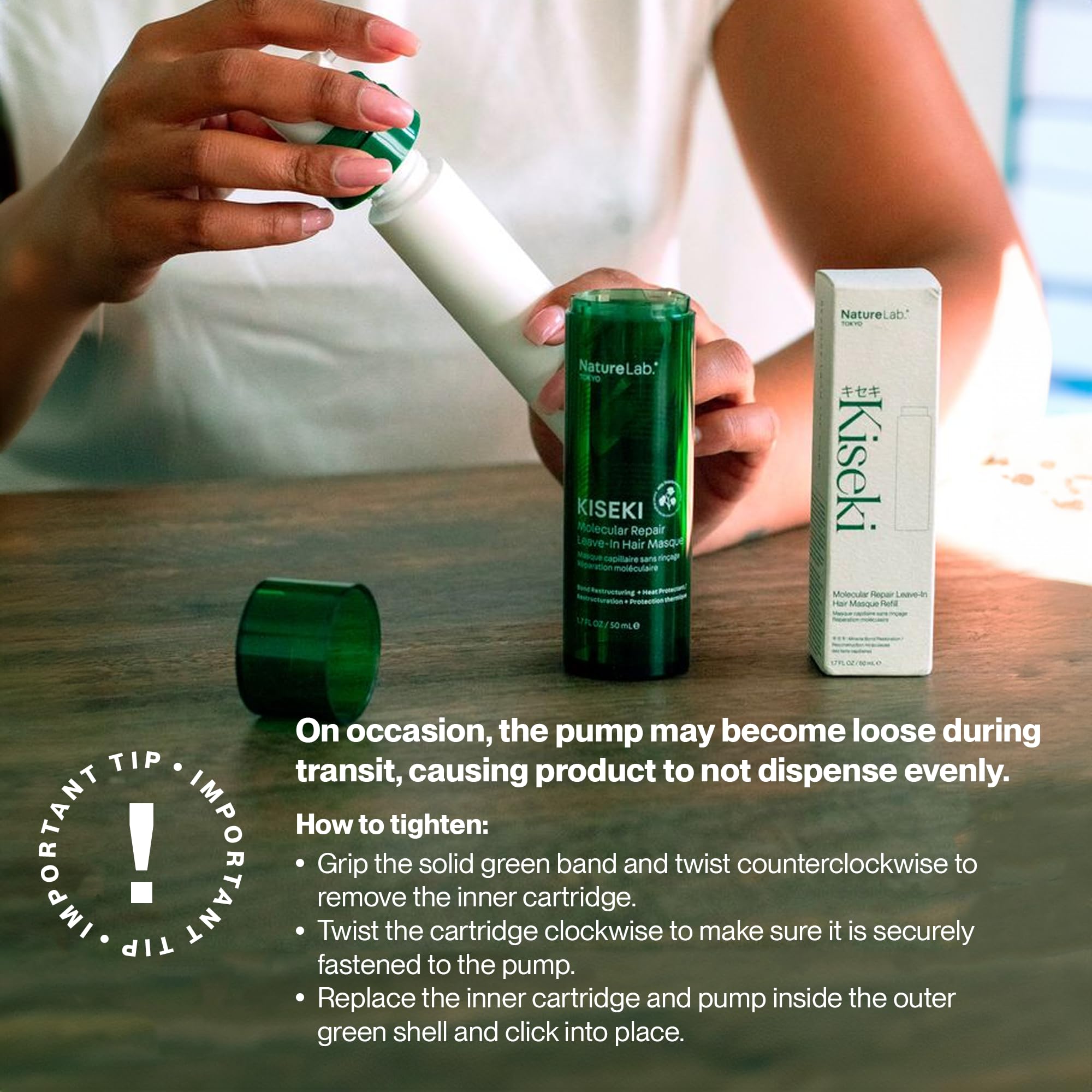 Amazon.com: NatureLab.TOKYO Kiseki Molecular Repair Leave-In Hair