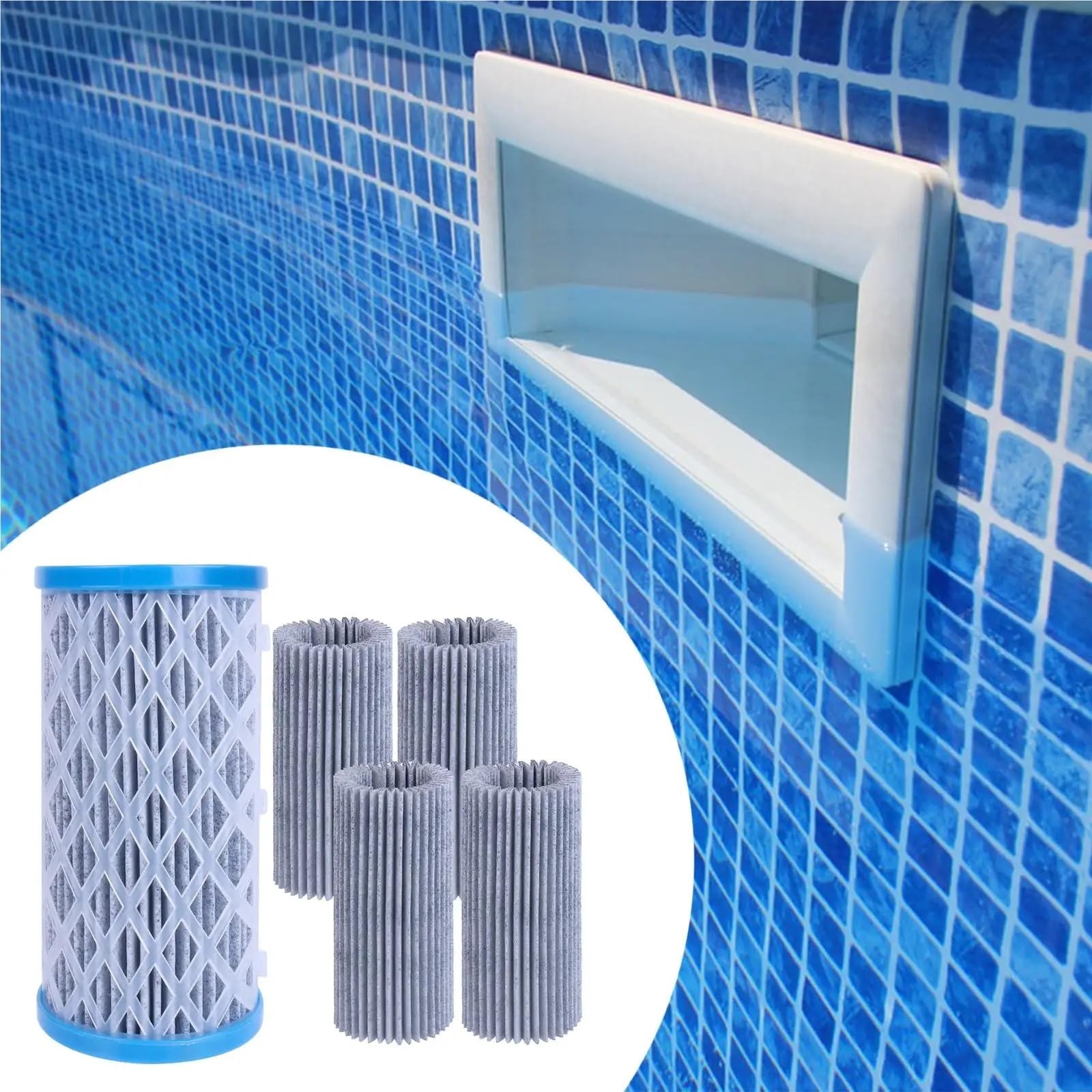 Cartucho De Filtro Piscina Accesorios Reutilizables Pieza Bombas