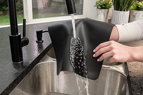 Miniatura 4 de GASARÉ, Juego de 4 manteles individuales, manteles individuales de silicona, manteles de mesa, antideslizantes, fáciles de limpiar, resistentes al