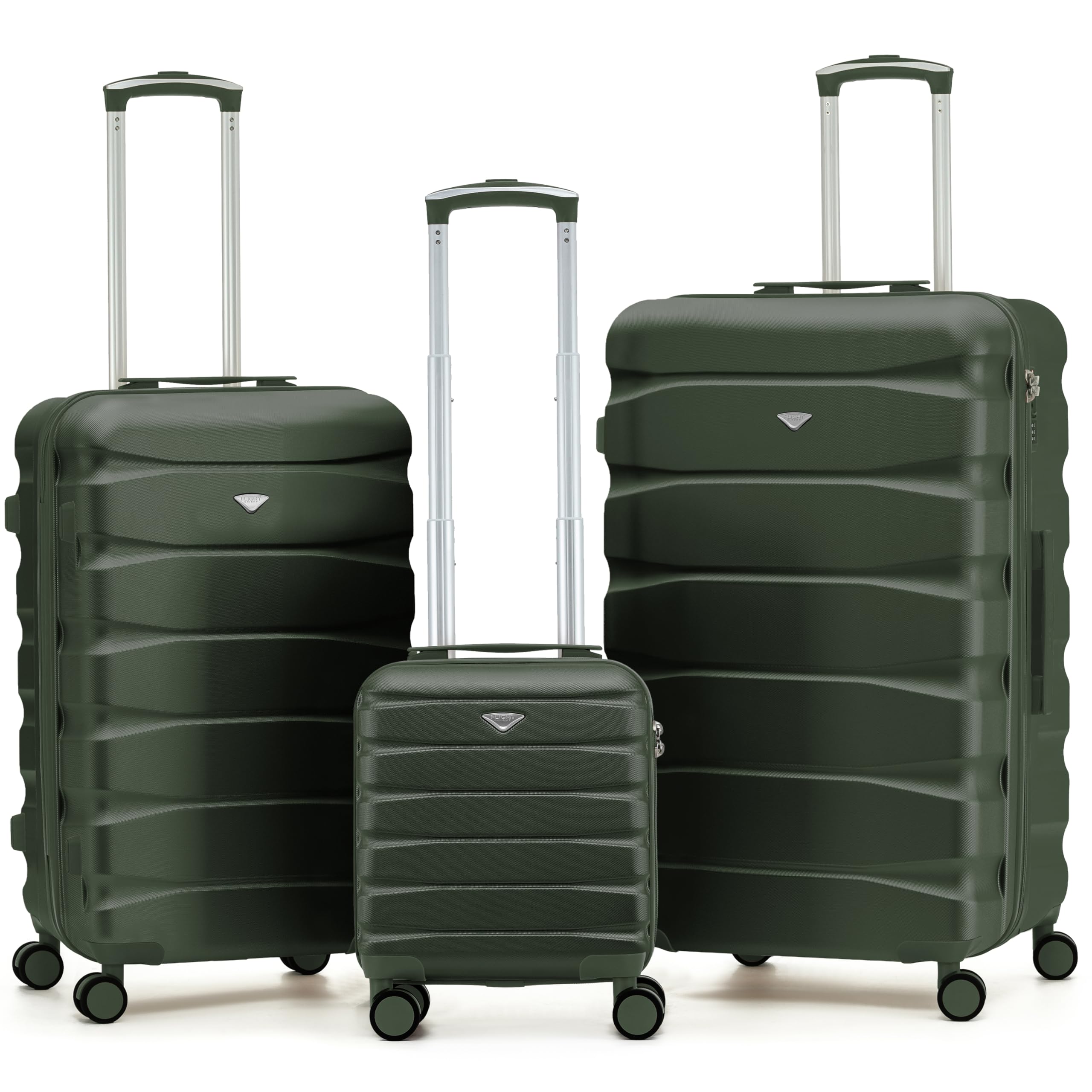 Flight Knight Underseat Cabin Suitcase 45x36x20cm | Free Hand Luggage for EasyJet & Wizz Air | Lightweight ABS Hard Shell with 8 Silent-Glide Spinner Wheels | Max Space Travel Bag — view 187