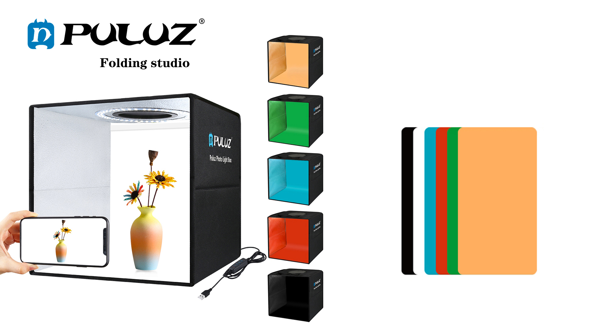 Amazon.com : Photo Box, PULUZ Mini Folding Lightbox Portable
