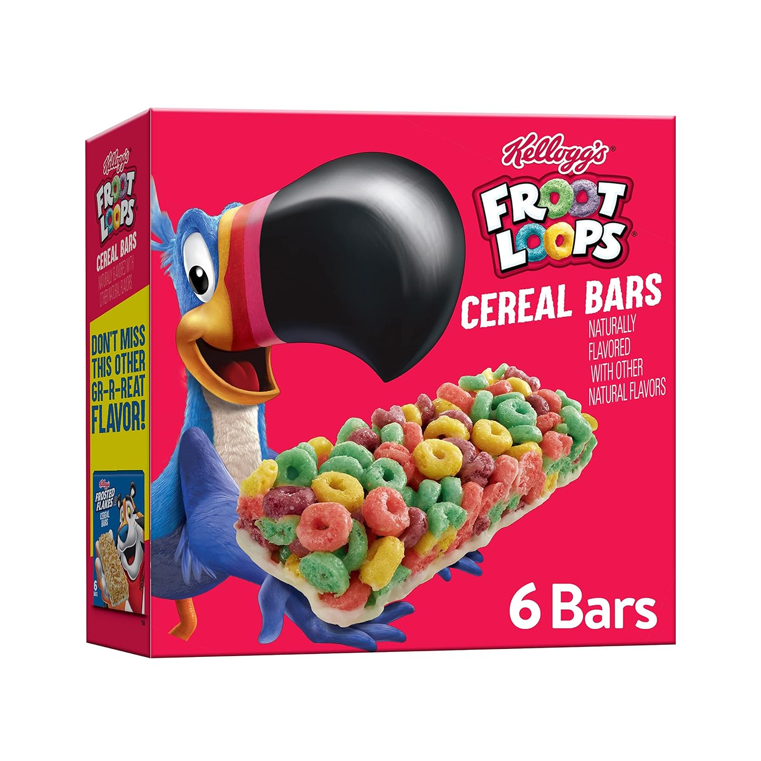 Buy Kellogg's Froot Loops Cereal Bars, Kids Breakfast Bars ...