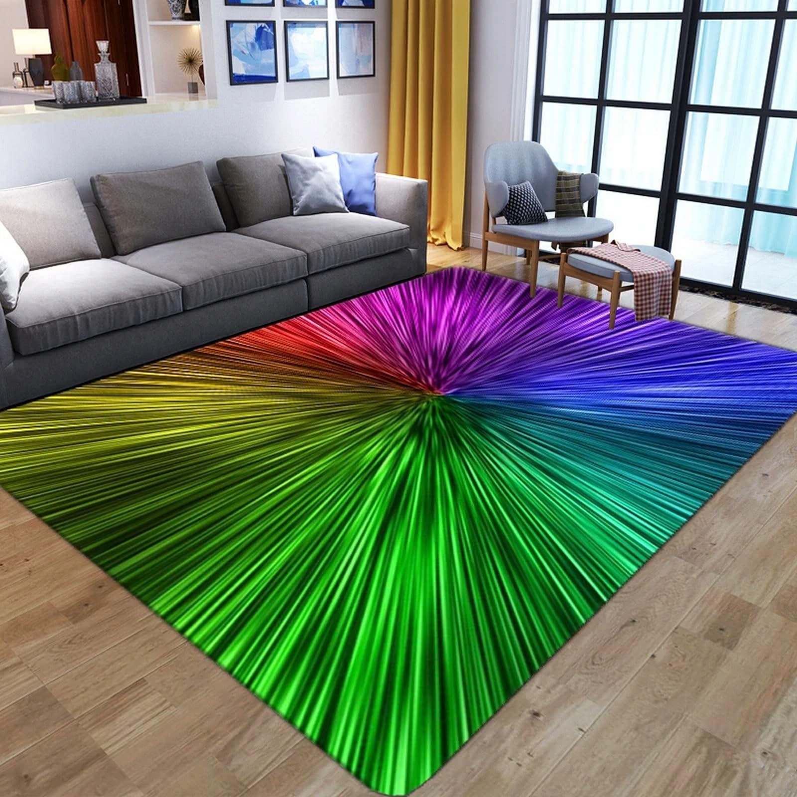 Tapis chambre ado et enfant coloré pour créer un espace de jeu doux