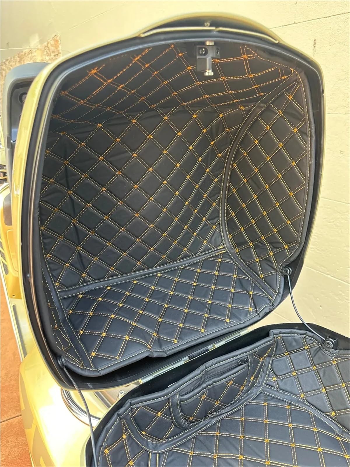 borsa posteriore moto Per VESPA Per GTS300 Fodera Per Bauletto Per Moto Protezione Per Bagagliaio Posteriore Protezione Per Coda Interna Fodera Per Borsa Protettiva borse da sella moto(Only Upper Pad)