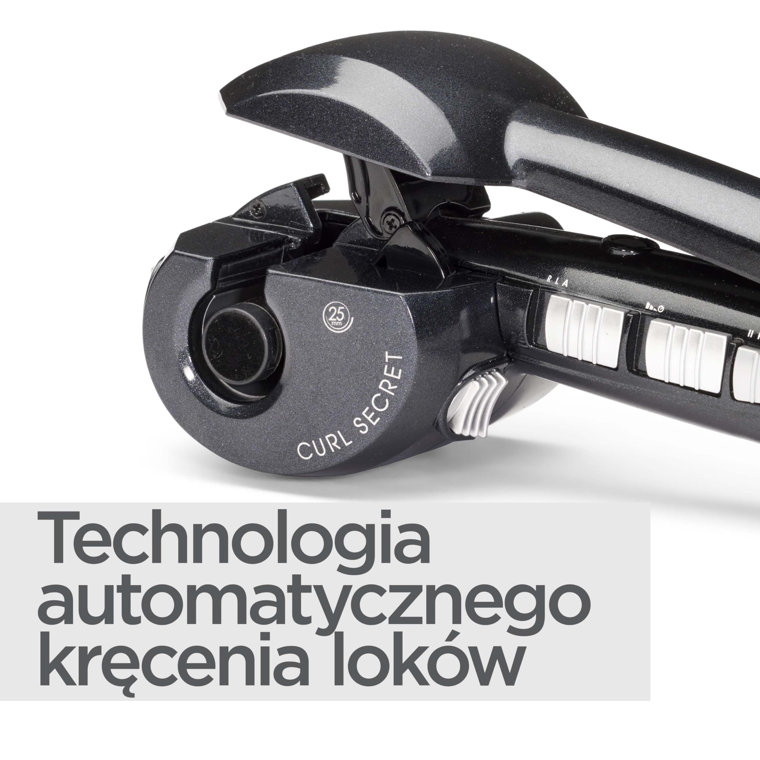 BaByliss Curl Secret C1300E Automatyczna lokówka Ionic 2, 190-230°C, 25-35 mm, czarna