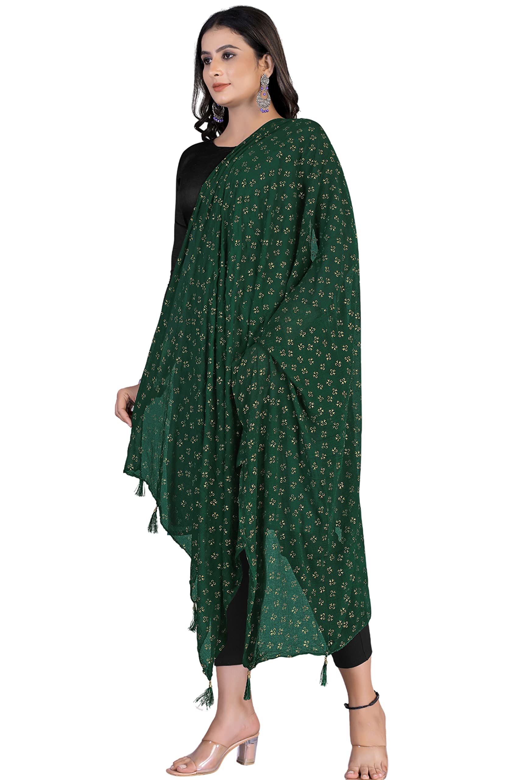 kemza Women's Printed Chiffon Dupatta-picture-20