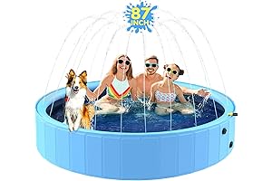 87'' Foldable Hard Plastic Kiddie Pool for Backyard