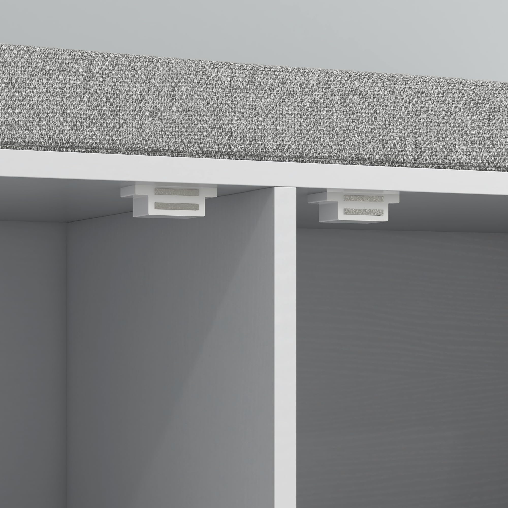 HOMCOM Banco Zapatero con Asiento Cojín Extraíble 84x35x50 cm Blanco | Mueble Zapatero, para 4 Pares de Zapatos, para Entrada Recibidor Salón Pasillo