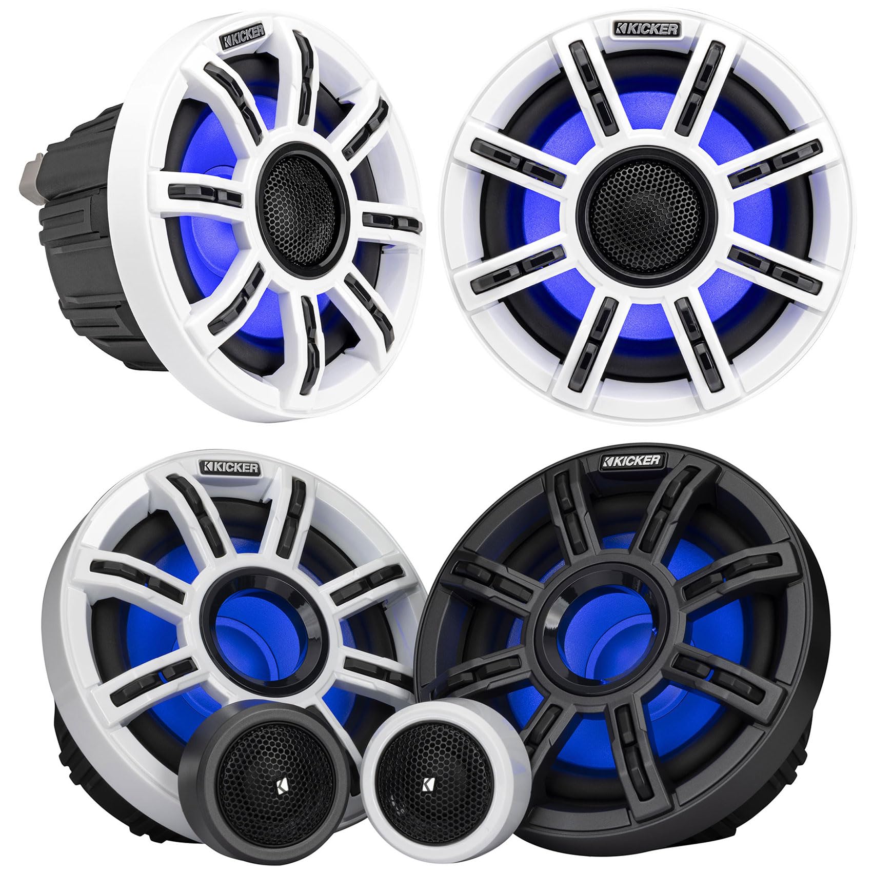 KICKER Bundle: Pair 51MSC65 MSC65 6.5