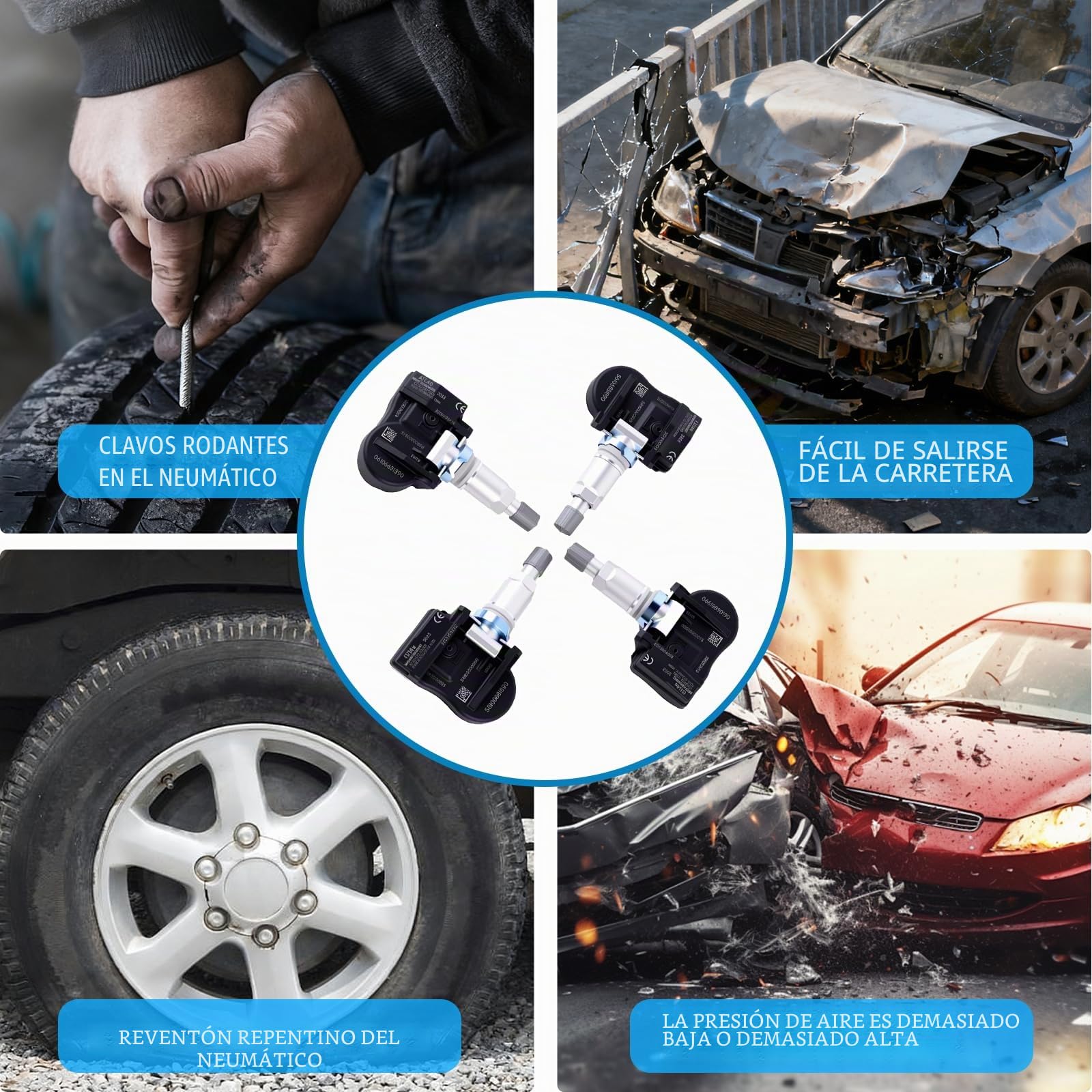 4x RDKS TPMS sensor de presión de neumáticos 433 MHz Auto TPMS sensores de presión de neumáticos de repuesto para 1er 2er 3er 4er F20 F21 F22 F23 F30 F31 F34 F35 F36 F45 F46 F80 F87 número de