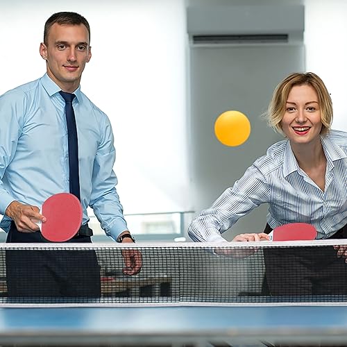 Miniatura 5 de Juego de tenis de mesa, juego deportivo familiar en interiores y exteriores, poste de red retráctil fácil de instalar, divertidos accesorios de