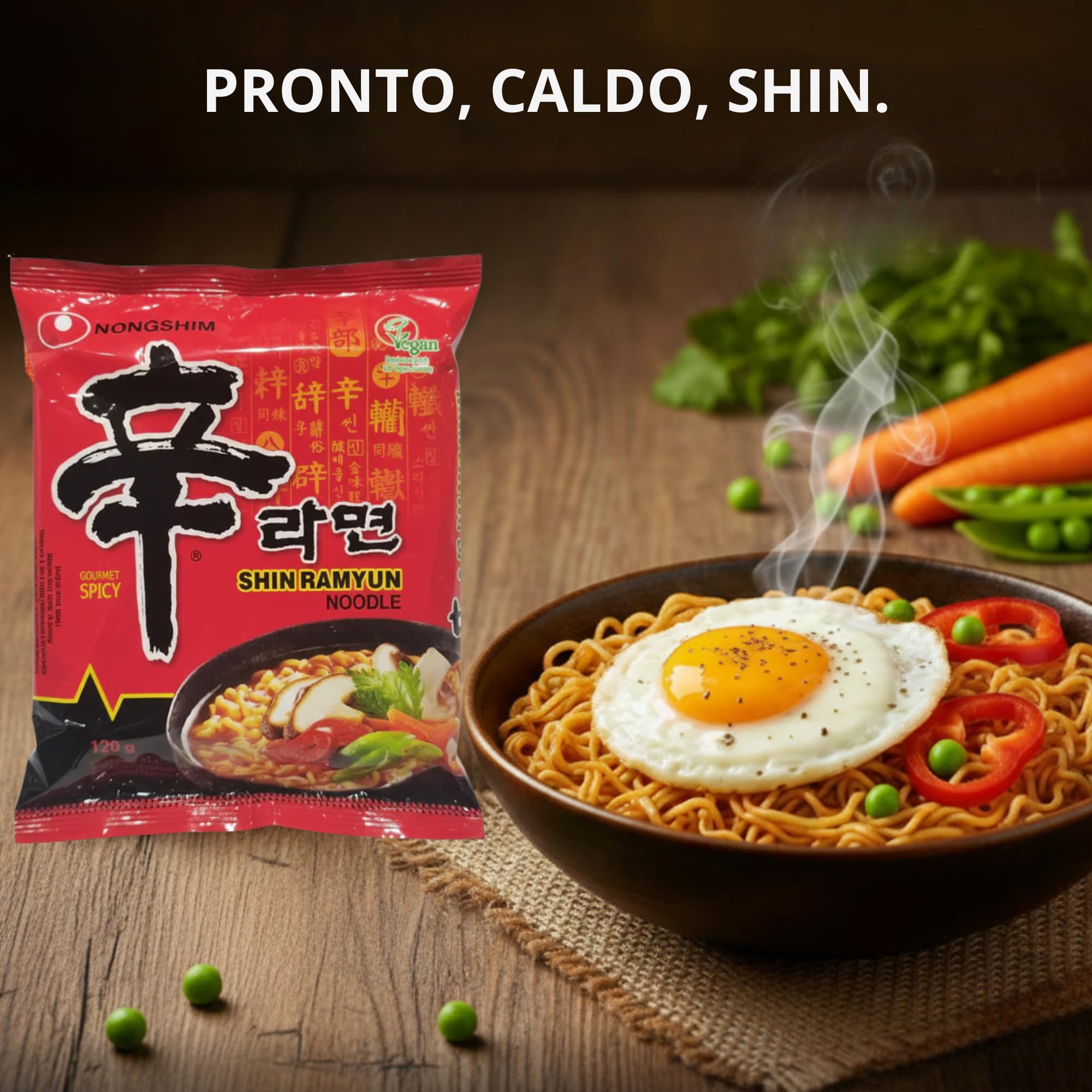 Hu Taste Kit Ramen Coreano 12 Pack - Mix Noodles Istantanei Assortiti: Classico, Piccante, Mare, Veggie, Crema e Pasta Scura - Box Cibo Asiatico Pronto - Set Noodles Ramen Spicy e Gusti Orientali