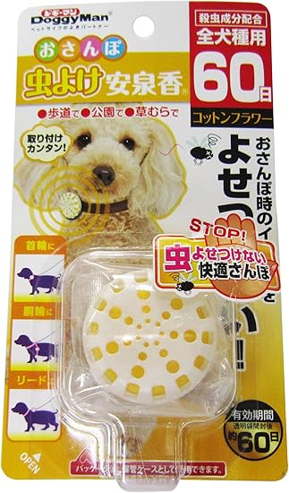 ドギーマン おさんぽ虫よけ安泉香60日 コットンフラワー 犬用 Ycgjfcox2s 虫除け用品 Raom Org Ar